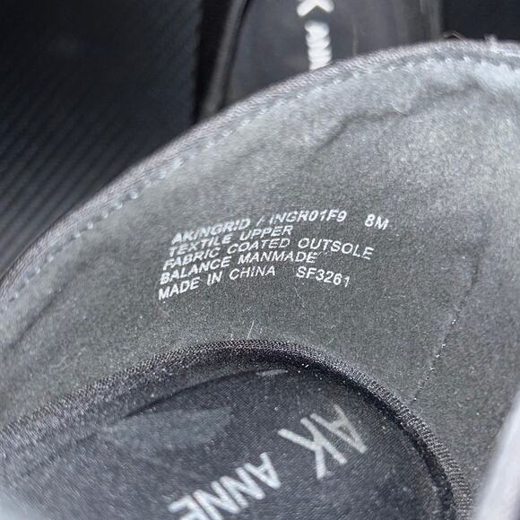 Anne Klein Black Kitten iFlex Faux Suede Low Heel, Size 8M - Picture 9 of 9